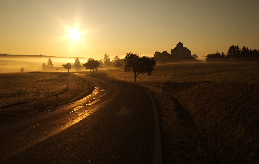 Ráno u Kláštera
